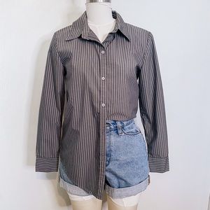 George Striped Button Up Shirt